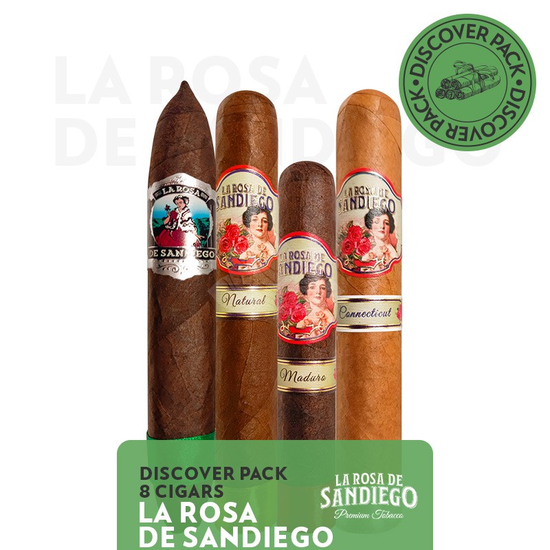 La Rosa de San Diego cigars Discovery Pack (8 cigars)